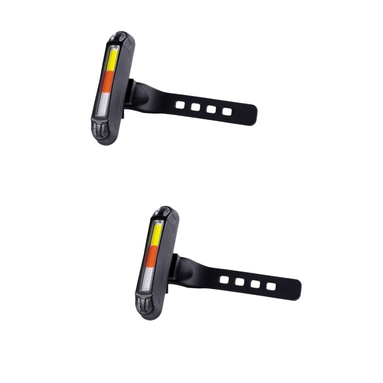 YARNOW Piloto Bicicleta 2 Piezas Luces traseras para Bicicleta USB luz de la Luz de Alerta luz de Freno