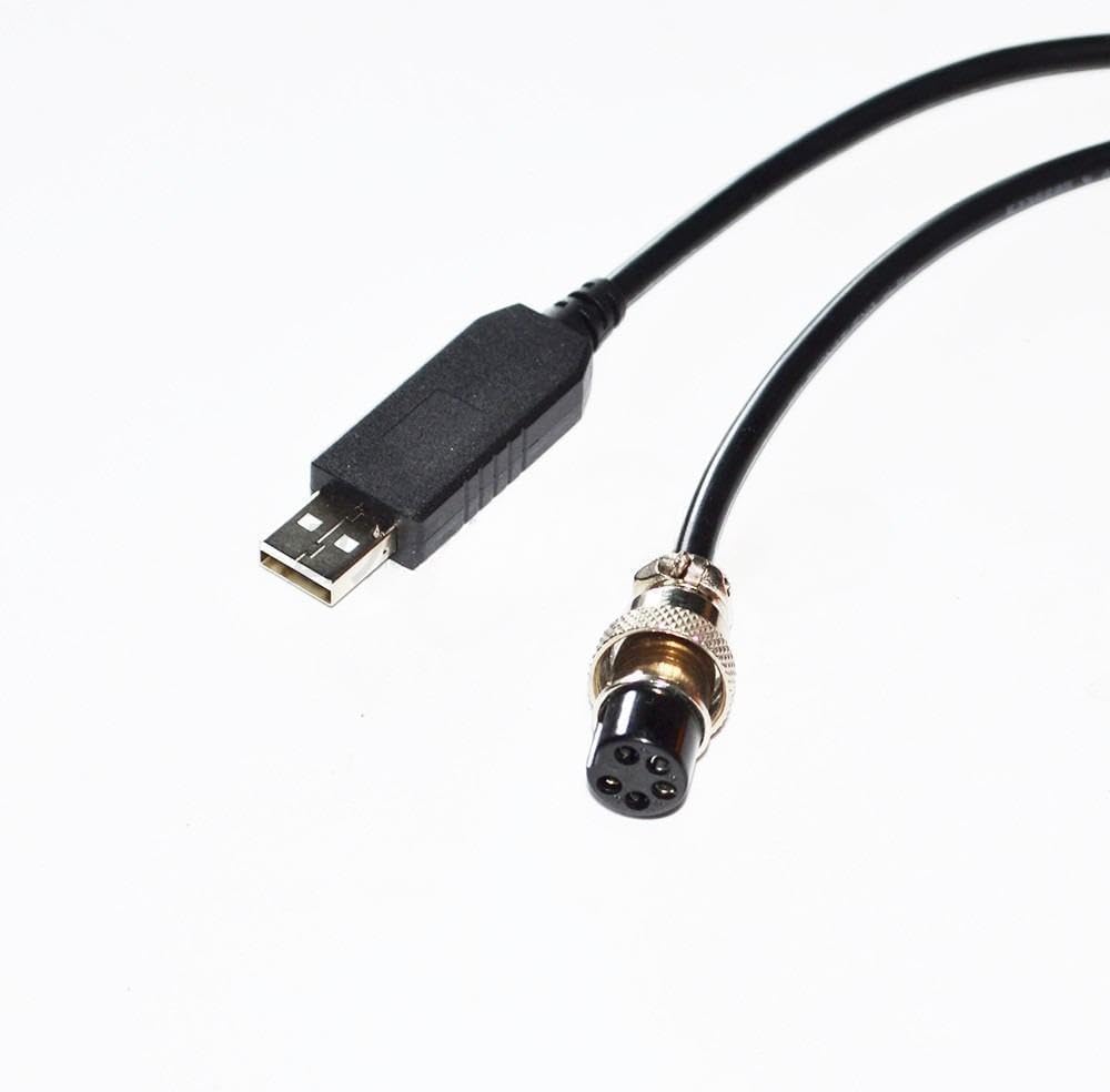 USB to 5-Pin Aviation Connector Cable for Mad Catz TE2/TE2+ Fight Stick to PC Connection, 1 Meter Data Cable Original Cable Replacement