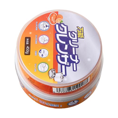 Crema de limpieza multiusos, pasta de limpieza, crema limpiadora profunda, fórmula cremosa fácil de aplicar, limpia profundamente sin dureza, 450 g para cocina, ducha, horno, suelo, inodoro, estufa