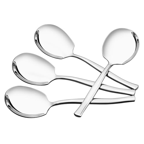 Udotry 8 Pieces Stainless Steel Serving Spoon, Large Buffet Serving Spoons