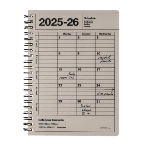 蒠 2025 XPW[ 2025N9 ԃubN B6ό^ m[gubNJ_[ESEc^ X[L[x[W }[NX 26ADR-NB11-BE