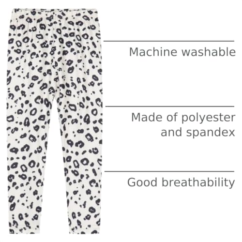 Image of Mud Kingdom Little Big Girls Leggings Cute Printing Polyester Stretchy Fashion Spring Summer