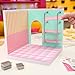 MGA's Miniverse Make It Mini Spaces Ice Cream Shop, Building Set, Customize, DIY Crafts, Rooms, Hobby, Collectors, Display, Gifts, 8+