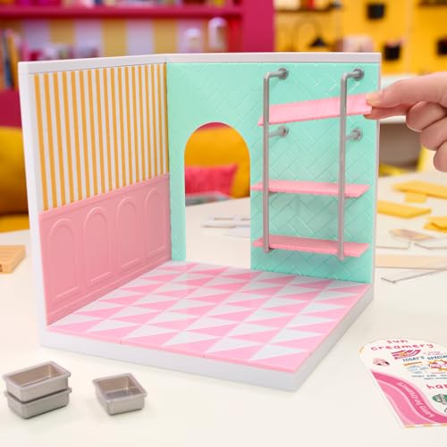 MGA's Miniverse Make It Mini Spaces Ice Cream Shop, Building Set, Customize, DIY Crafts, Rooms, Hobby, Collectors, Display, Gifts, 8+ by MGA's Miniverse - Image 4