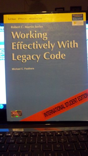 Working Effectively With Legacy Code 8131715078 Book Cover