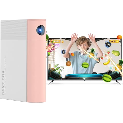 AR Motion Game Console: Plug-and-Play Gaming System—Perfectly Combines Indoor Exercise with Fun—Ideal for Game Birthdays and Kids Gifts (White)