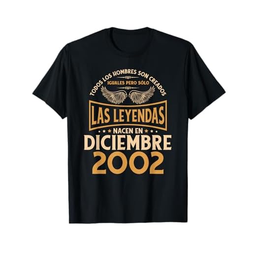 Cumpleaños Hombre Regalos Las Leyendas Diciembre 2002 Camiseta