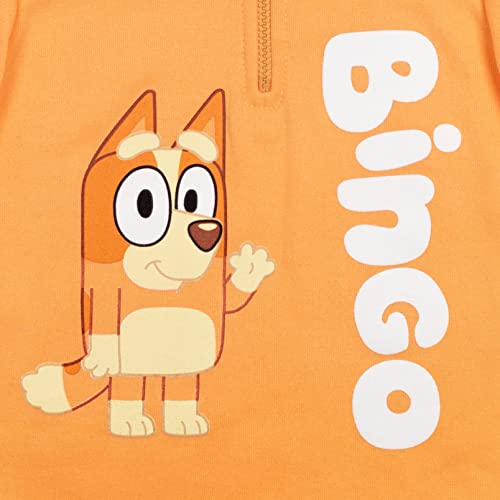 Image of Bluey Boys' Fleece Quarter-Zip Hoodie Toddler to Big Kid