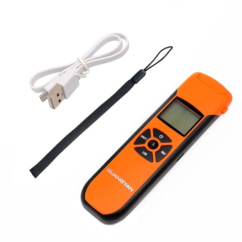 PNGOS Mini Fotómetro De Medidor De Potencia De Fibra óptica -70~+10dBm Para Probar 7 Longitudes De Onda Calibradas Contador De Potencia óptica Portátil Recargable De Alta Precisión