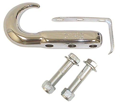 Rugged Ridge 11303.03 Tow Hook, Front, Chrome; 42-06 Jeep Cj/Wrangler Yj/Tj #TOP11