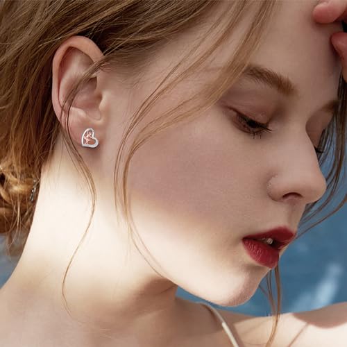 Boucles d'oreilles de ballet en argent massif ciselé main - 3