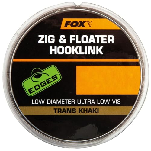 Fox Zig and Floater Hooklink Trans Khaki 100m - Vorfachschnur, Durchmesser/Tragkraft:0.30mm / 15lbs / 6.80kg Tragkraft