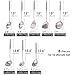 18/10 Stainless Steel Kitchen Utensils Set - 15” All Metal Cooking Tools & Serving Utensils, 8 PCS - Solid Spoon, Slotted Spoon, Spatula, Ladle, Skimmer, Tunner, Spaghetti Spoon, Large Spoon Set