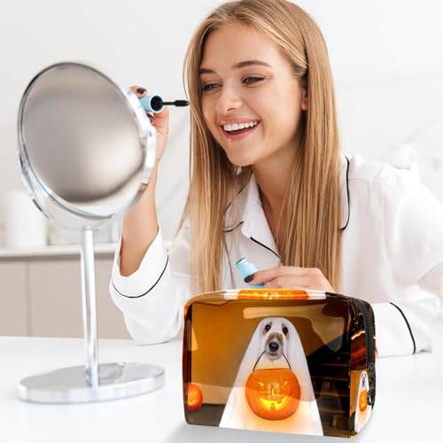 Sac de maquillage d'Halloween grande capacité imperméable pour voyage - 6