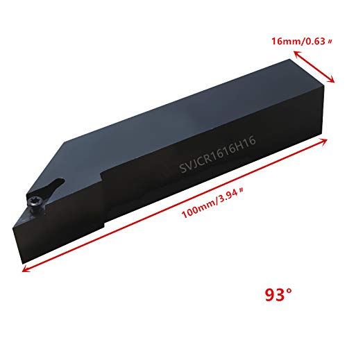 7pcs 16mm Shank Lathe Boring Bar Turning Tools Holders Set With 7pcs Carbide Inserts And - View #5