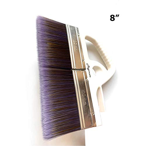 Large Paint Brush, 8 Inch, Wide Stain Brush for Floors, Doors, Wallpaper Paste and Decks, Soft Synthetic Filament Big Brush