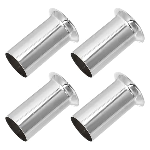 Ipetboom 4 Piezas Fundas de Base para Candelabro de Hierro Resistente Cubiertas de Casquillo para Bombillas Tipo Vela Accesorio Metálico para Lámparas de Araña de Fácil Instalación