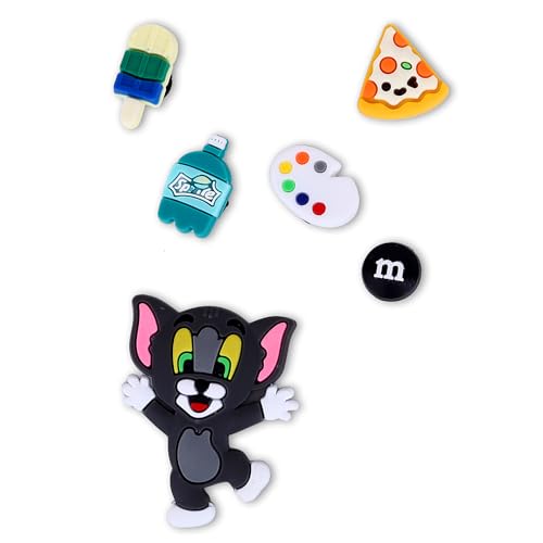 Image of CASSIEY Shoe Jibit Charms Croc Pack Of 2, 5, 6, 7, 9, 10, 12,14 Pcs Different Characters Used to Decorate Clogs Shoes for Rounded Holes Charms For Shoes
