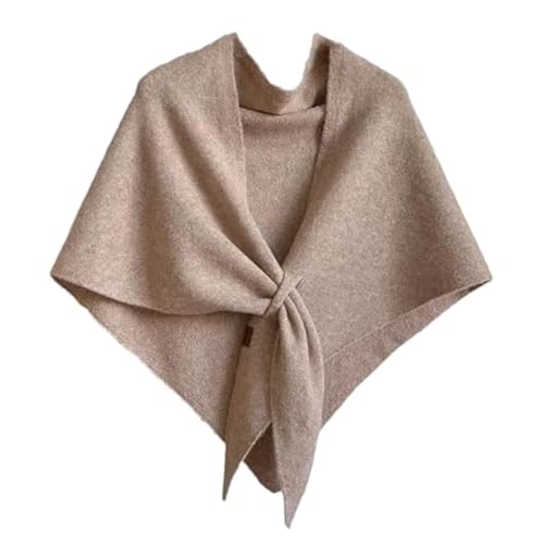 Wideous Curetoaway Women's Solid Color Scarf Shawl,Women's Spring and Summer All-Match Triangle Scarf for Daily Wear