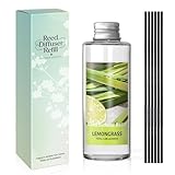 SCENTORINI Difusor De Fragancia para Habitación Limoncillo 200ML Recambio De Aceite Esencia, Baño y Decoración De Habitación