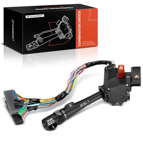 A-Premium Turn Signal Switch, Windshield Wiper, Cruise Control Multifunction Switch Lever Compatible with Chevrolet Blazer 1998-2005, S10 1998-2004 & GMC Jimmy 1998-2005, Sonoma 1998-2004 & Oldsmobile
