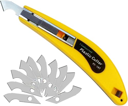 Cúter Profesional Cutter Profesional Cutter Pequeño Cuters Profesionales de Seguridad Cutter de Cuchillas Separables Estándar Con Riel de Acero Inoxidable Cutter Manualidades Cuchillas Cutter(30 hoja)