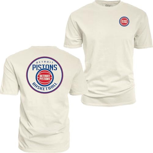 Image of Blue 84 NBA Unisex-Adult NBA Officially Licensed T-Shirt Ringspun Front /Back Ivory
