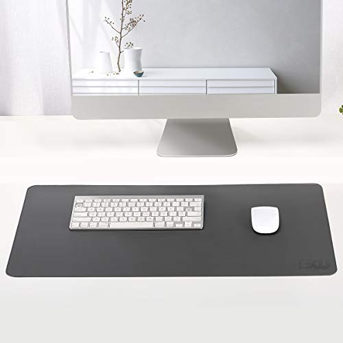 ESCOCO Alfombrilla de escritorio multifuncional, alfombrilla de escritorio de oficina, 80 x 40 cm, alfombrilla de mouse ultrafina, impermeable, alfombrilla de escritorio para laptop, alfombrilla de