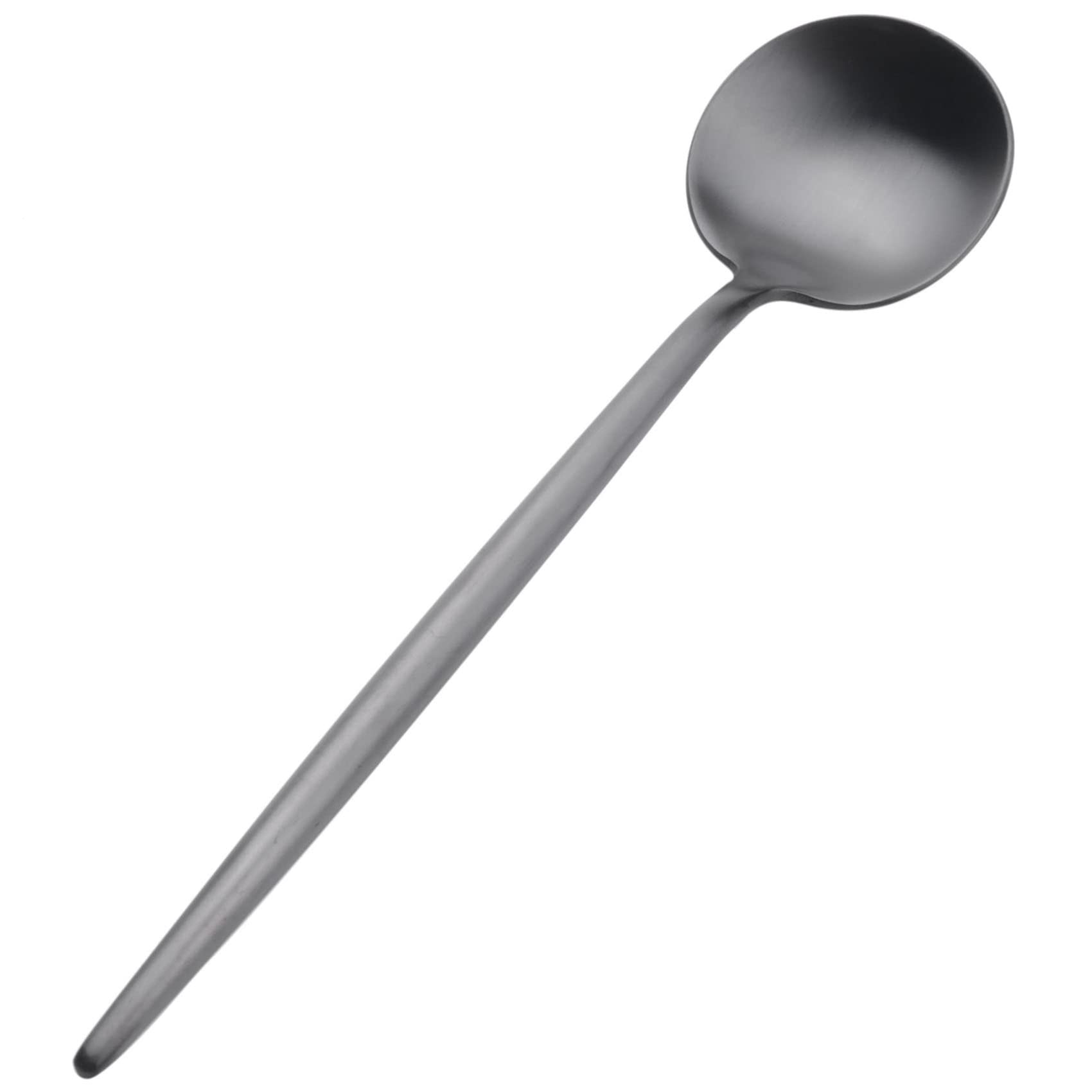 Besteck-Set, Schwarz, matt, 20-teilig, Edelstahl für die Küche und das Restaurant.