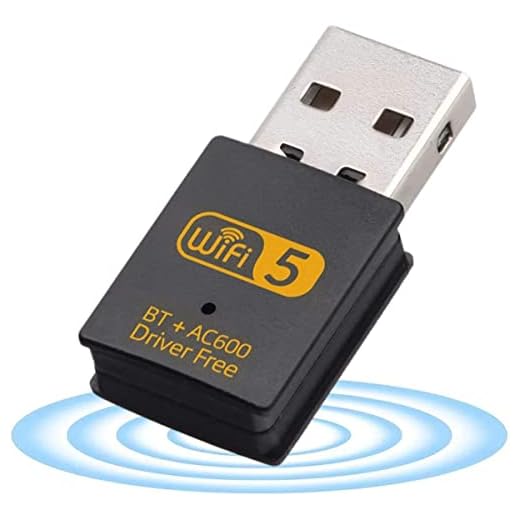 USB WLAN Bluetooth-adapter, trådlös WiFi Stick 600 Mbps mini dual band 2,4 GHz/5,8 GHz Bluetooth 4.2 nätverk donglar WLAN USB-adapter för PC bärbar dator stationär dator för Windows XP/Vista/7/8/10