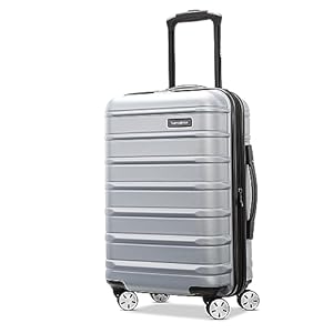 Samsonite Omni 2 Hardside Expandable Luggage with Spinner Wheels, Carry-On 20-Inch, Arctic Silver