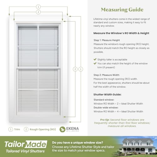 Ekena Millwork LVSL0012RD Shutter Lok, Burgundy Red