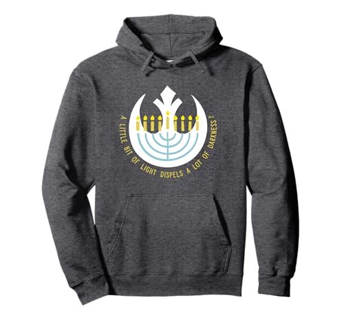 Sweat Star Wars Hanukkah Menorah avec capuche Rebel Alliance pour les fêtes