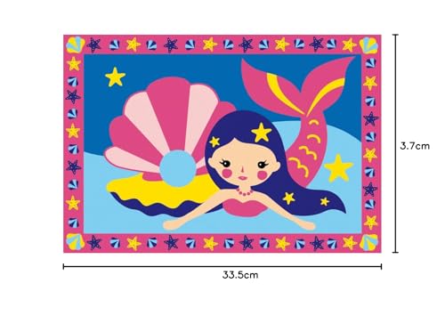 Ravensburger – CreArt Junior – Numéro d'art – Sirènes – Kit de Peinture par numéros – Dès – 25804 - vue 10