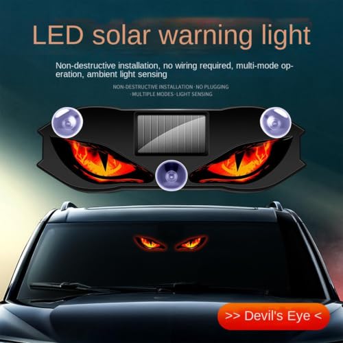 Lámpara solar reflectante e impermeable con luces LED para ventanas de coches 4