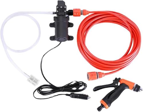 12V Car Water Pump Cleaning Gun Pump High Pressure Car Washing Care Portable Electric Cleaning Car Equipment Water Gun Set