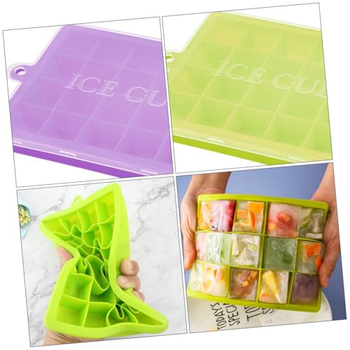 Molde para cubitos de hielo de silicona 3 piezas miniatura 7