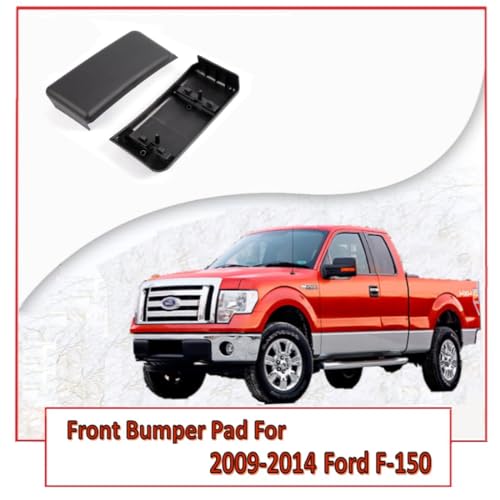 Image of Bumper Guard Pad Compatible With Ford 2009-2014 F150 Front Bumper Cover Trim Compatible With Ford 2009-2014 F-150 Front Bumper Pad Insert Bumper Cap Set (Left & Rright)