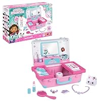 Smoby Gabby’s Dollhouse Kosmetikkoffer – Styling- & Friseurkoffer mit Spielzeug-Kosmetik (unecht) & Zubehör – für Kinder ab 3 Jahren (35,5 x 28,6 x 28,5 cm)