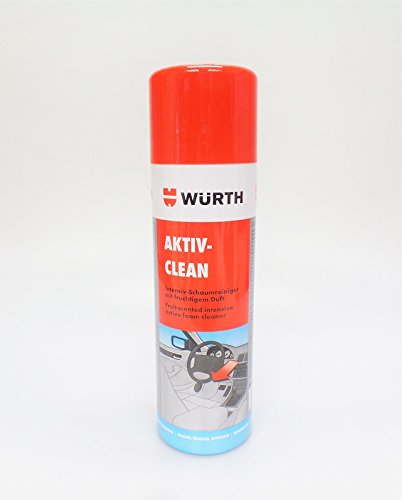 5 x Würth Fahrzeugreiniger Aktiv-Clean (4024835620819) 500ml Innenraumreiniger