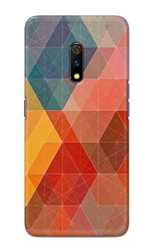Image of Printed Hard Back Cover Case for Realme X | Oppo K3 Back Cover (Crumpled Design) -1111