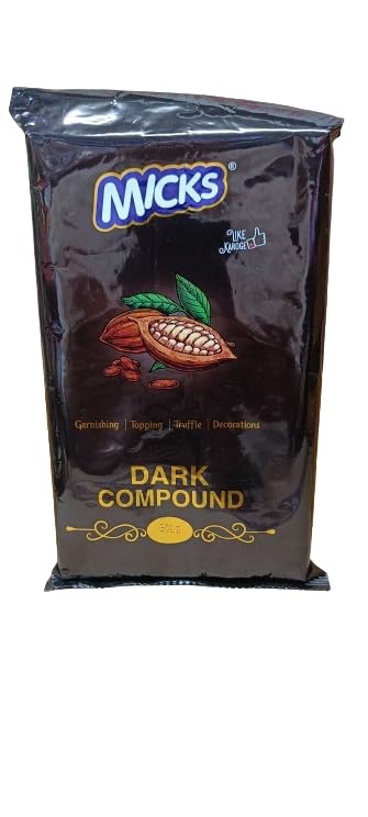 Micks Dark Compound Choclate Bar | No Preservative | Perfect for Backing | Dark Choclate Bar 500g (B09X495DCM) Amazon Price History, Amazon Price Tracker