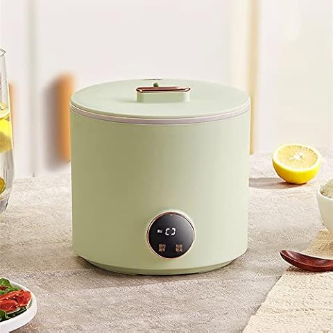 Mini Rice Cooker, with Keep-Warm Function, Perfect for 1-2 Person to Cook Rice, Meat, Noodles, Unremovable Non- Stick Ceramic Bowl, 220-240V Cover
