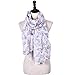 Produktbild XINHANGXIAN Frauen Schal Schal Balinese Thread Butterfly Print Vier Jahreszeiten Schal Multi-Funktions-Anti-Cool-Chilling Maßnahmen Sonnenschutz 5 Farben zur Auswahl for Frauen (Farbe : Gray)