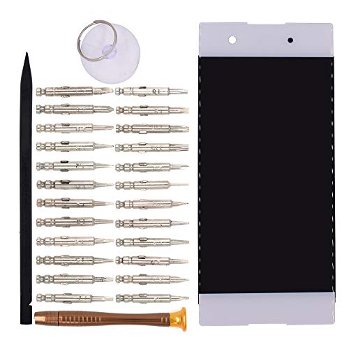 Image of LCD Screen Display with Digitizer Touch Panel Without Bezel Frame Compatible with Sony Xperia XA1 G3121 G3112 G3125 G3116 G3123(White)