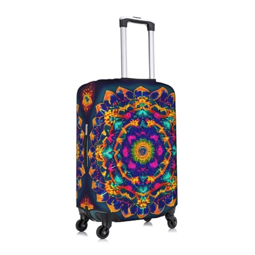 Housse de protection polyester lavable grand format motif mandala blanc - 2