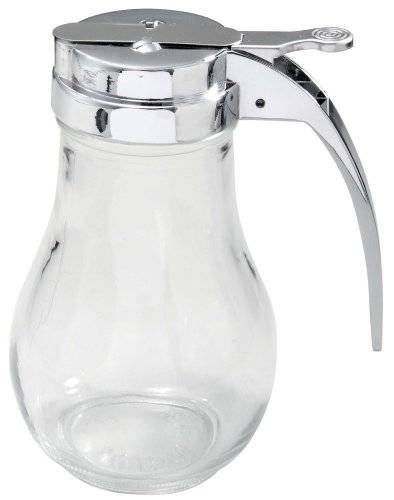 Winco Professional 14-Ounce Glass Pour Syrup Dispenser, G-116 - Walmart.com