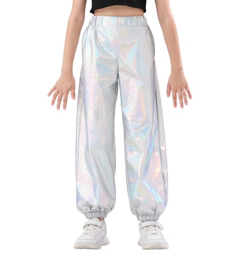 Pantalon taille haute hip-hop avec ceinture élastique confortable