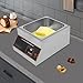 Commercial Chocolate Melting Pot 32-203°F Electric Chocolate Tempering Machine Single Tank Stainless Steel Food Warmer Chocolate Melter/Heater for 26.5 Lbs of Tempered Chocolate