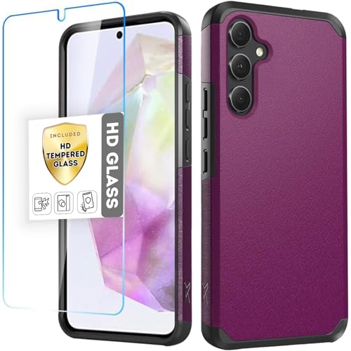 Coque Samsung Galaxy A37 5G antichoc housse protection violet foncé